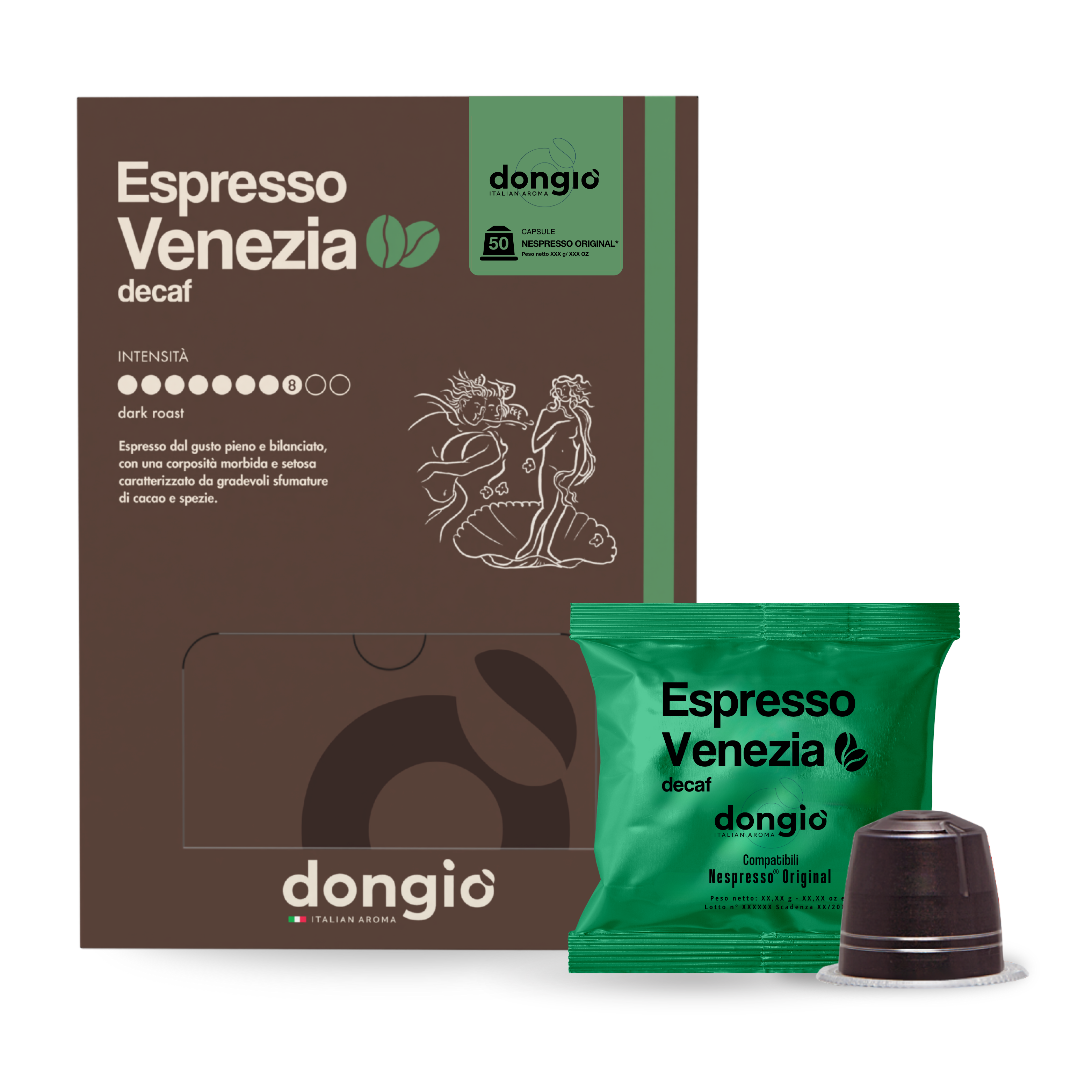 Espresso Venezia (dek) -- Capsule compatibili Nespresso Original