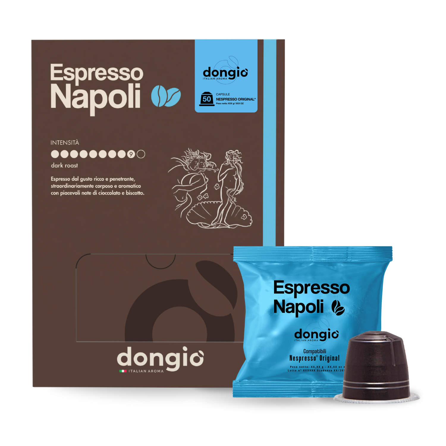 Espresso Napoli -- 50 Capsule compatibili Nespresso® Original