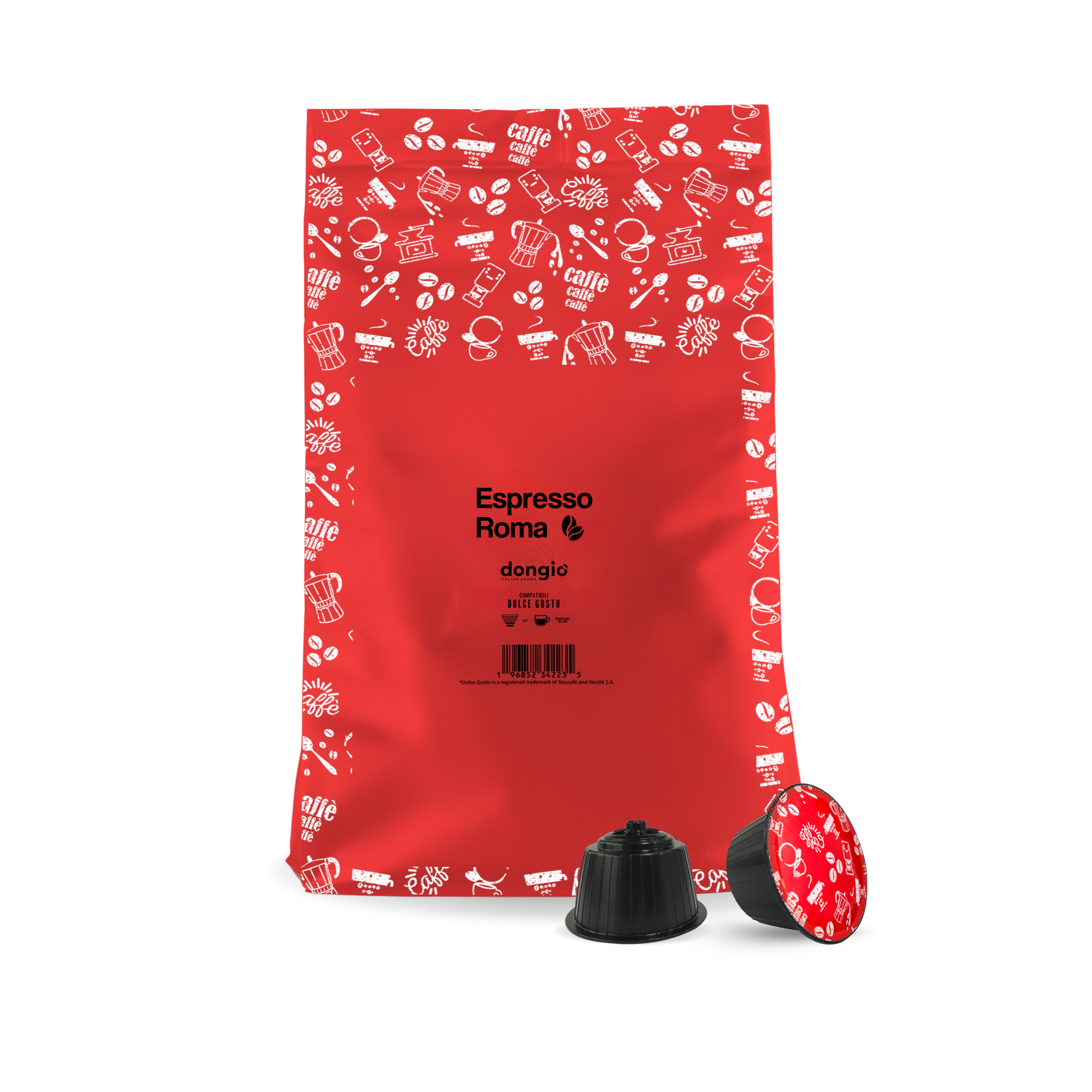 Espresso Roma -- 100 Capsule compatibili Nescafè® Dolce Gusto®
