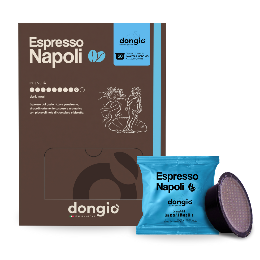 Espresso Napoli -- 50 Capsule compatibili Lavazza® A Modo Mio
