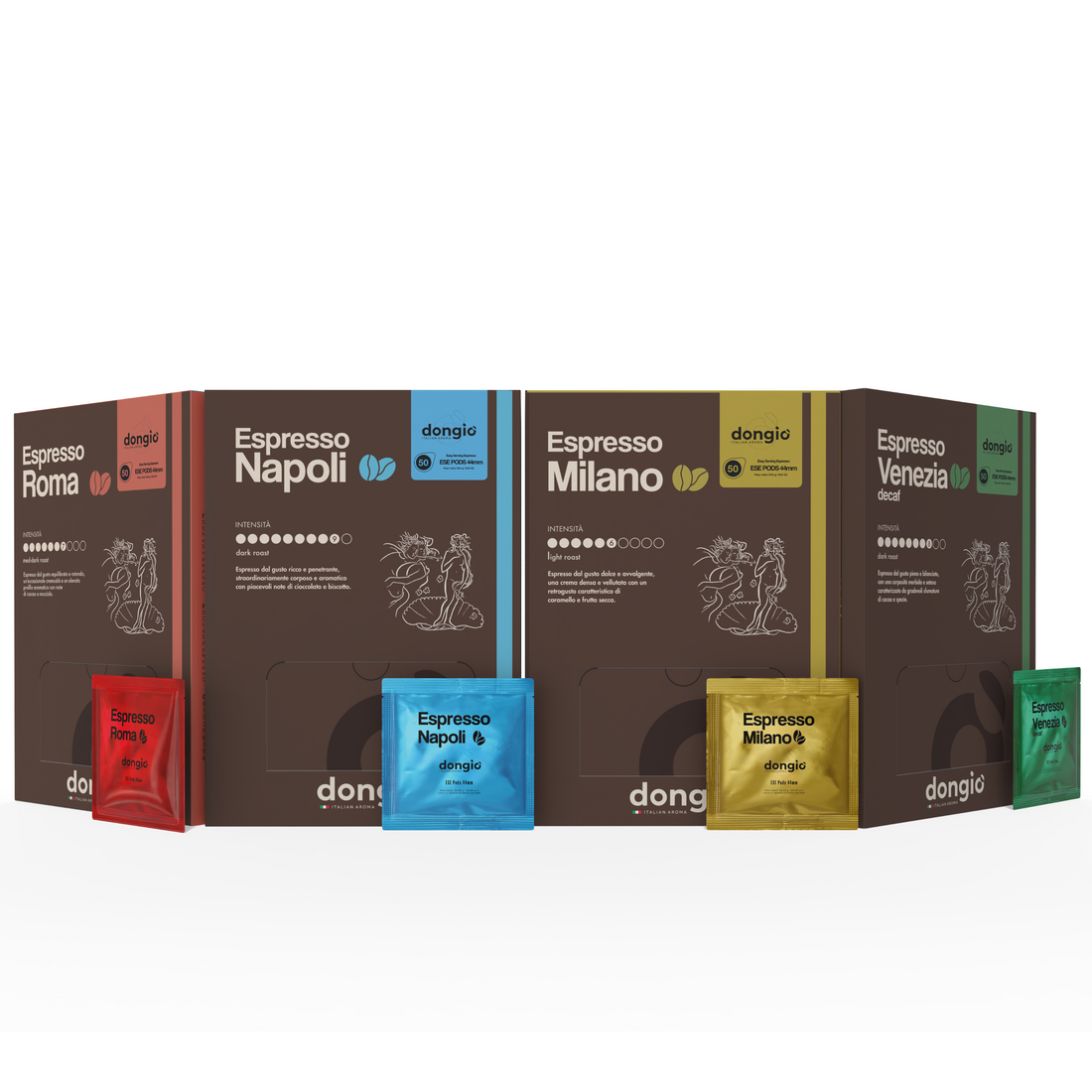 Variety Pack -- 200 Cialde ESE 44mm